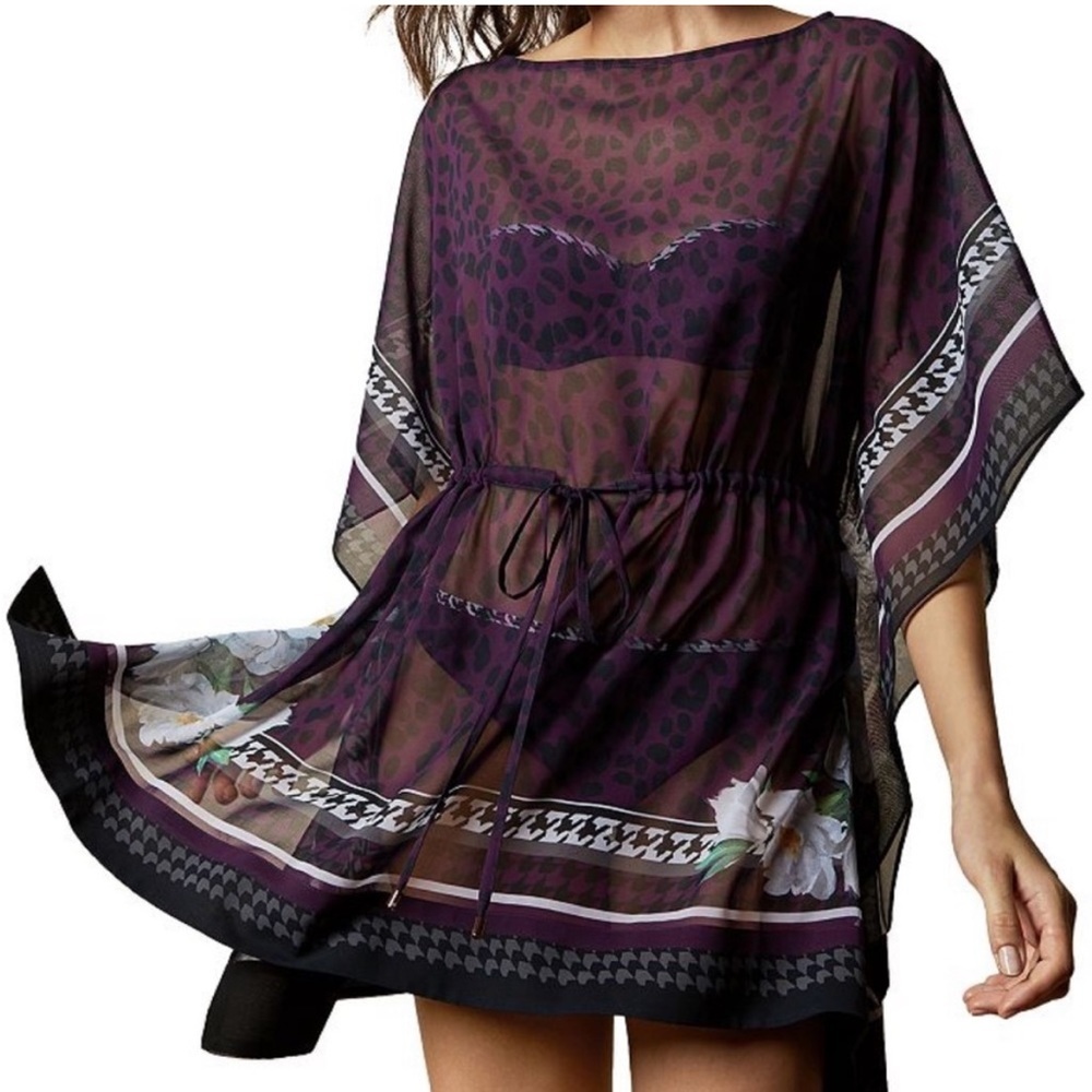 Ted Baker Elinarr Wilderness Tie Swim Coverup, Formalwear Topper